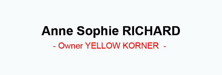 Anne Sophie RICHARD Yellow Korner