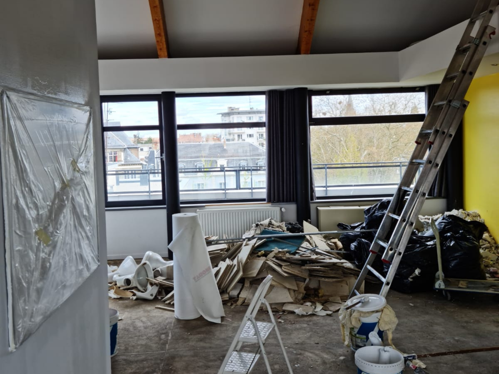 renovation et amenagement cle en main d'un hotel à mulhouse